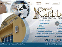 Tablet Screenshot of caribbeanmedicalcenter.com